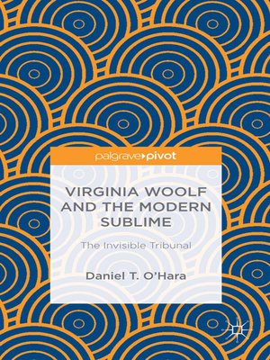 cover image of Virginia Woolf and the Modern Sublime
